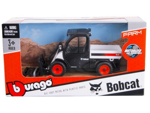 Bburago 10 cm - Bobcat villás emelővel (18-31806)