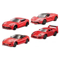 Bburago Ferrari versenyautó 1:64 - többféle 18-56000