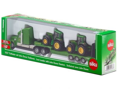 SIKU Kamion John Deere traktorokkal 1:87 - 1837