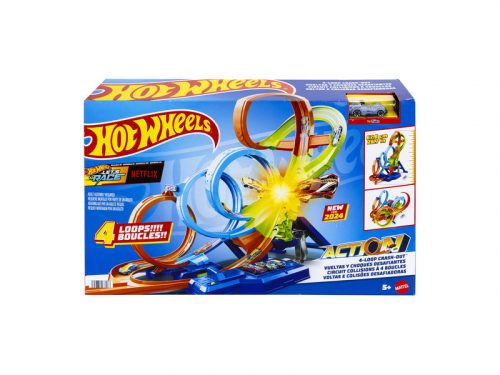 Hot wheels dupla-dupla hurok pálya