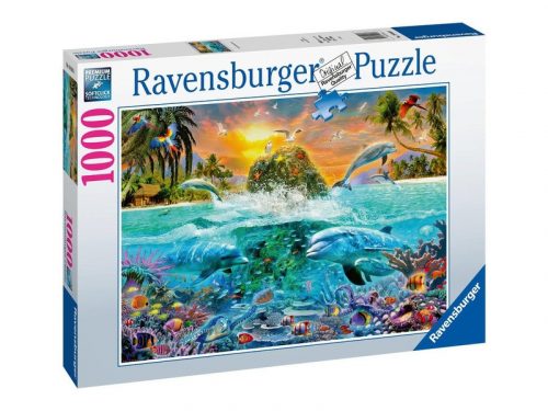 Ravensburger Puzzle 1000 db - Vízalatti sziget (19948)