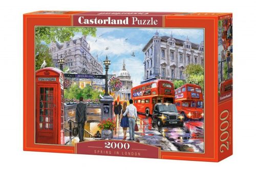 Castorland 2000 db-os puzzle - Tavasz Londonban (C-200788)