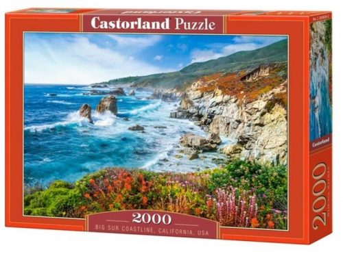 Castorland 2000 db-os puzzle - Big Sur partvonal, Kalifornia, USA (C-200856)