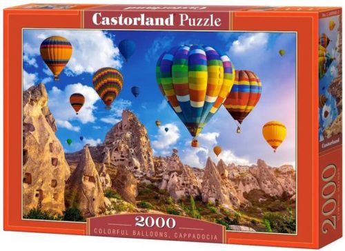 Castorland 2000 db-os puzzle - Színes hőlégballonok, Kappadókia (C-200900)