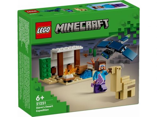 LEGO Minecraft 21251 Steve sivatagi expedíciója