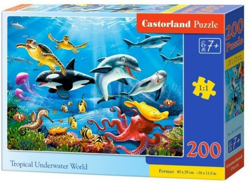 Castorland 200 db-os puzzle - Vízalatti világ a trópusokon (B-222094)