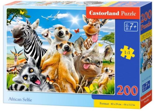 Castorland 200 db-os puzzle - Afrikai szelfi (B-222148)