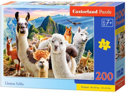 Castorland 200 db-os puzzle - Láma szelfi (B-222193)