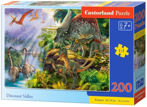 Castorland Dínó völgy - 200 db-os puzzle B-222223