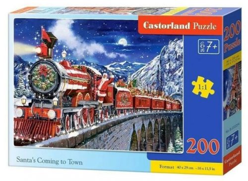 Castorland 200 db-os puzzle - Mikulás vonat (B-222254)