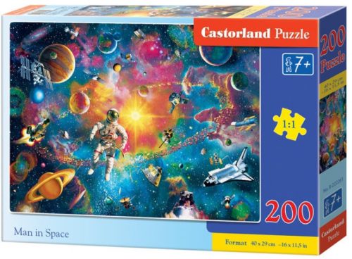 Castorland 200 db-os puzzle - Ember az űrben (B-222261)