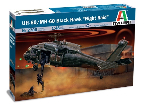 Italeri UH-60/MH-60 Night Raid 1:48 makett helikopter (2706s)