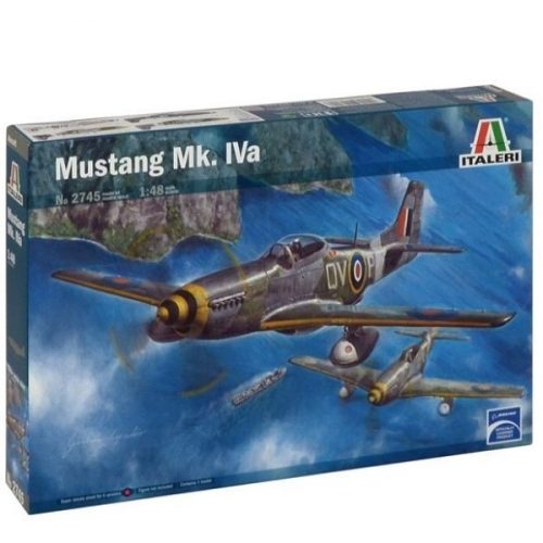 Italeri: MUSTANG Mk.IVa repülőgép makett, 1:48 2745S