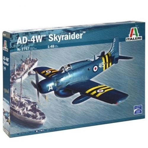 Italeri: AD-4W Skyraider repülőgép makett, 1:48 2757s