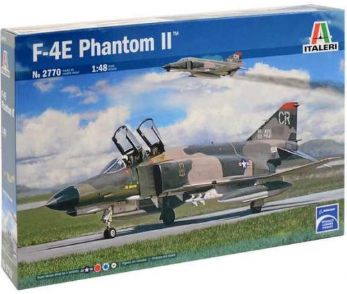 ITALERI F-4E Phantom II repülőgép makett, 1: 48 (2770s)