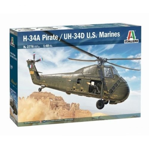 Italeri: HUS-1 Seahorse UH-34D helikopter makett, 1:48 2776s