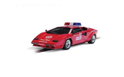 Street SCALEXTRIC C4329 - Lamborghini Countach - 1983 Monaco GP Safety Car (1:32)