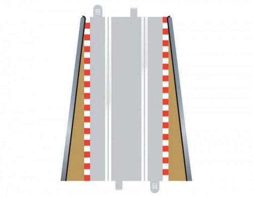 Pályadarab SCALEXTRIC C8233 - Lead In Lead Out Border Barrier