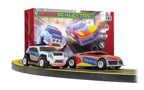 Autópálya MICRO SCALEXTRIC G1149P - Law Enforcer Mains Powered Race Set (1:64)