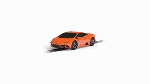 MICRO SCALEXTRIC G2213 - Micro Scalextric Lamborghini Huracan Evo Car - Orange (1:64)