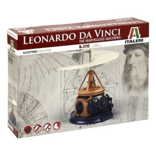 Italeri: Leonardo da Vinci helikopter makett 3110S