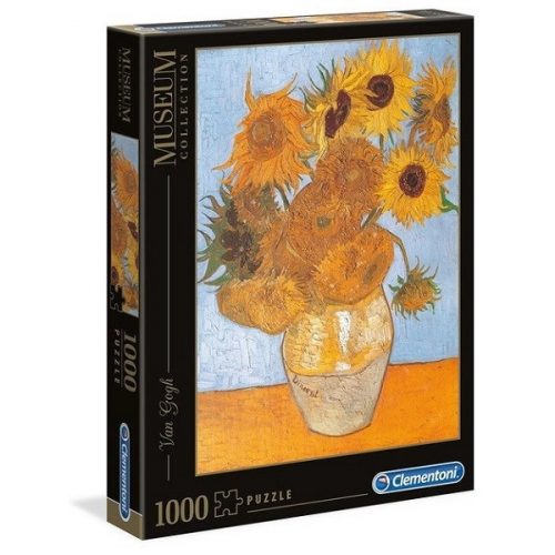 Clementoni Museum Collection - Van Gogh - Napraforgók 1000 db-os (31438)