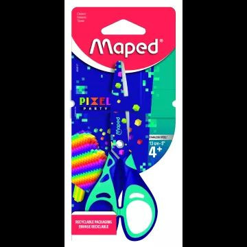 MAPED: Pixel Party iskolai olló - 13 cm