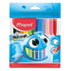   MAPED: Color Peps Ocean kimosható filctollkészlet, 2mm - 12 db