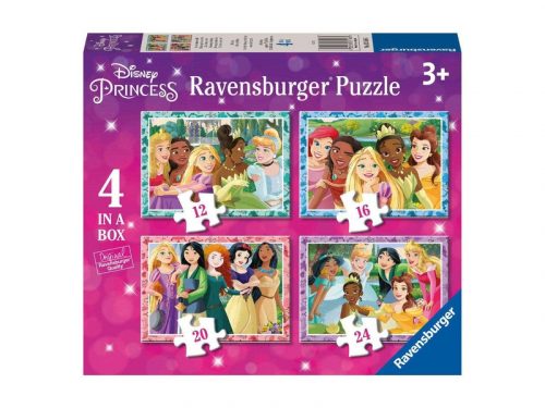 Ravensburger Puzzle 4in1 db - Disney Hercegnők 23 (3156)