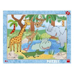 Dino Puzzle 40 db - állatkert (322233)