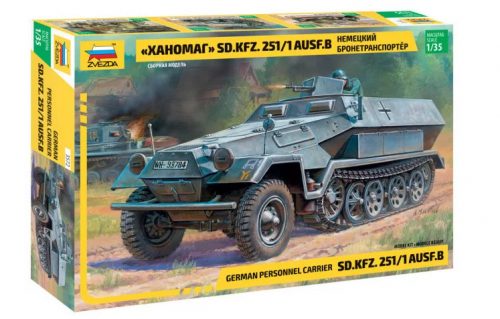 Zvezda Hanomag Sd.Kfz. - 25 1:35 makett harcjármű (3572)