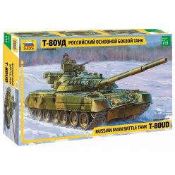   Zvezda T-80UD Russian Main Battle Tank 1:35 makett harcjármű (3591)