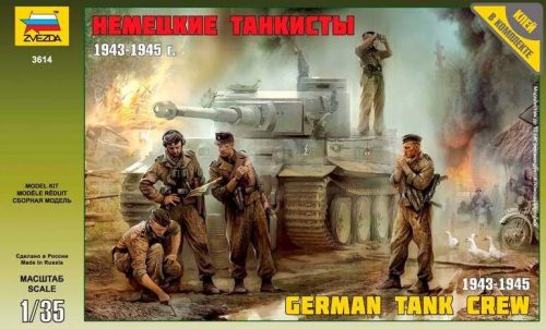 Zvezda German Tank Crew WWII Late makett 1:35 (3614)