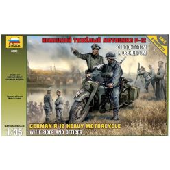 Zvezda German WWI Single Motorcycle 1:35 (3632)