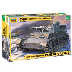   Zvezda Military Panzer IV Ausf.E 1:35 makett harcjármű (3641)