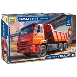 Zvezda Kamaz 65115 dump truck 1:35 makett teherautó (3650)