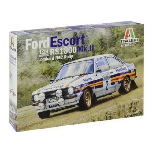 Italeri: Ford Escort RS1800 autó makett, 1:24 3650s