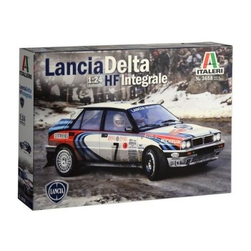 Italeri: Lancia HF Integrale autó makett, 1:24 3658s