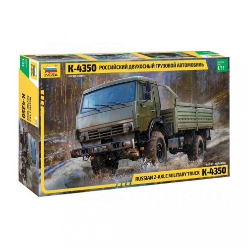 Zvezda Russian 2 Axle Military Truck K-4326 1:35 makett harcjármű (3692)