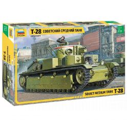 Zvezda T-28 Heavy Tank 1:35 makett harcjármű (3694)