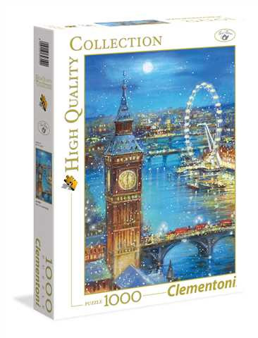 CLEMENTONI PUZZLE 1000 DB - BIG BEN HAVAZÁSBAN (39319)