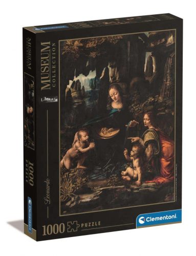 Clementoni 1000 db-os puzzle - LEONARDO: Sziklás Madonna (39767)