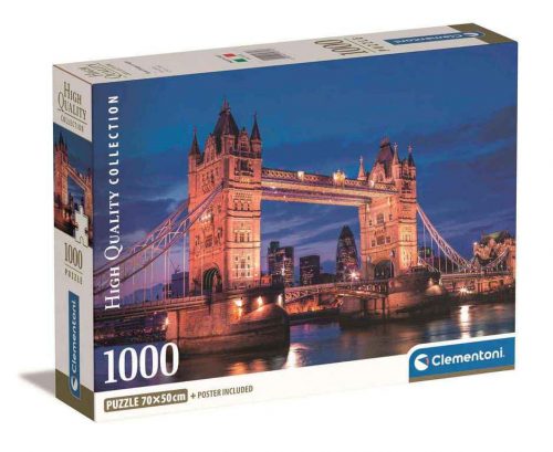 Clementoni - Tower Bridge éjjel 1000 db-os puzzle (39772)