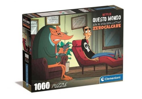 Clementoni 1000 db-os puzzle - Zerocalcare A kanapén (39794)