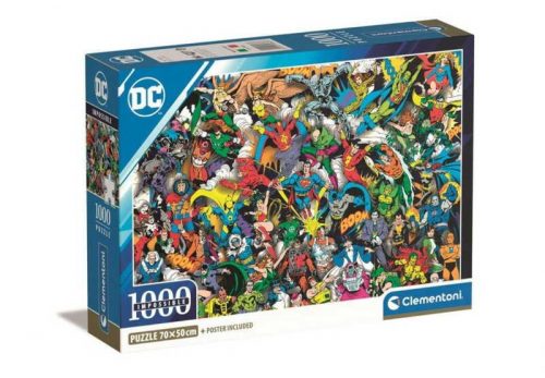 Clementoni 1000 db-os puzzle - A lehetetlen DC Comics puzzle (39863)