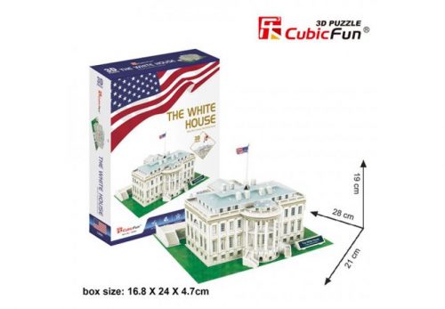 3D puzzle kicsi The White House (2542) - 64 db