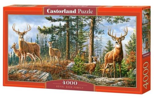 Castorland 4000 db-os puzzle - Szarvasok - A Királyi család (C-400317)