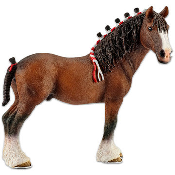 Schleich: Clydesdale ló figura 13808