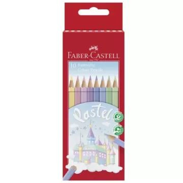 Faber-Castell: Színes pasztell ceruza készlet - 10 db-os