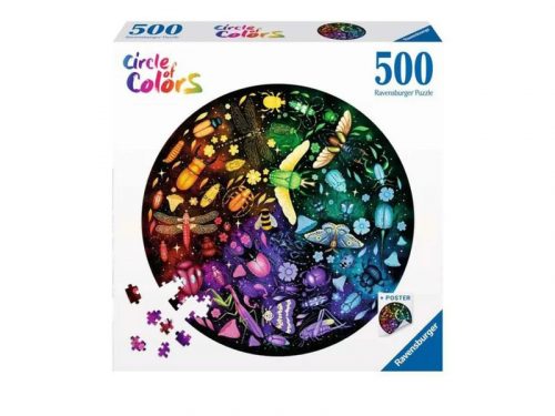 Puzzle 500 db kör - Rovarok